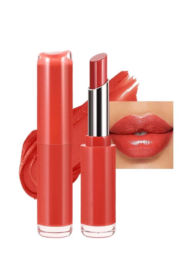 Hxssll Matte Creamy Lipstick for Women, Long Lasting Waterproof Velvet Lipstick, Lip Stick Crayon Buildable Blendable Creamy Color, Moisturizing Longwear Lip Makeup 04# - Image 1